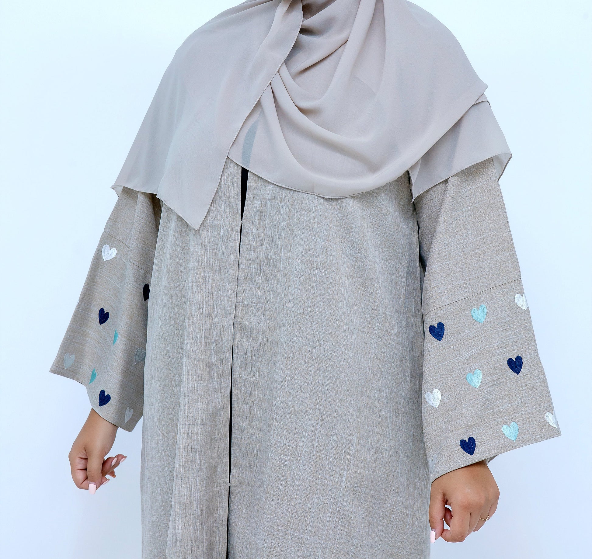 Linen-Sleeve-Abaya